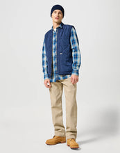 Load image into Gallery viewer, Wrangler Western Shirt Buffalo Blue