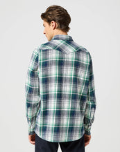 Load image into Gallery viewer, Wrangler Western Shirt Green/Blue
