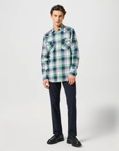 Load image into Gallery viewer, Wrangler Western Shirt Green/Blue