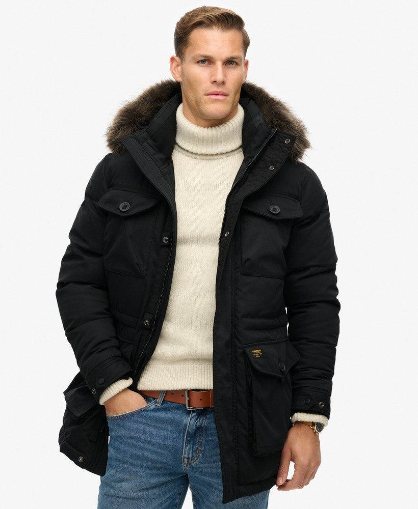 Superdry Chinook Faux Fur Parka Coat (2025)