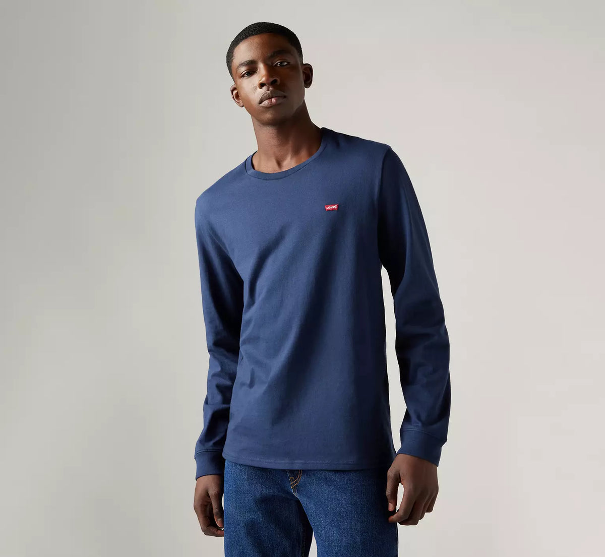 Original Long Sleave Tee Blue