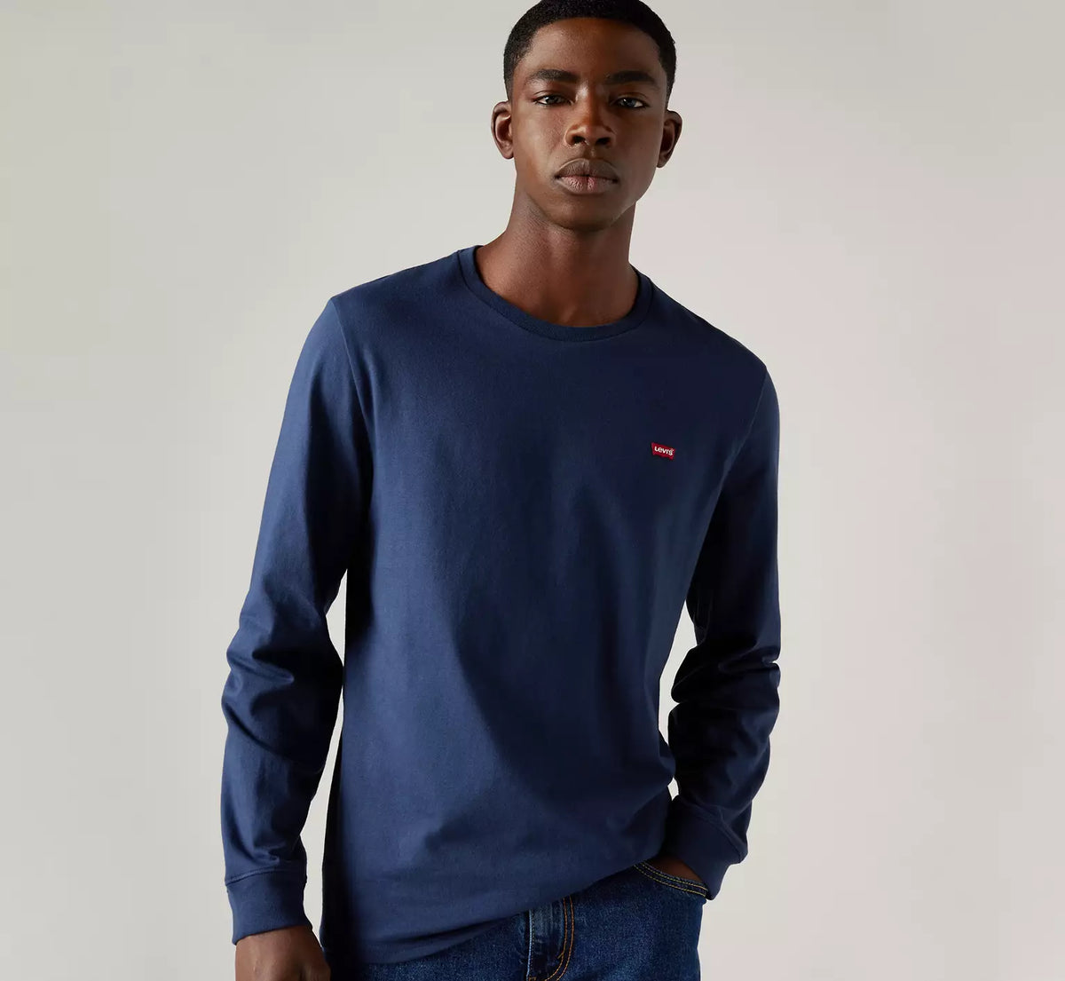 Original Long Sleave Tee Blue