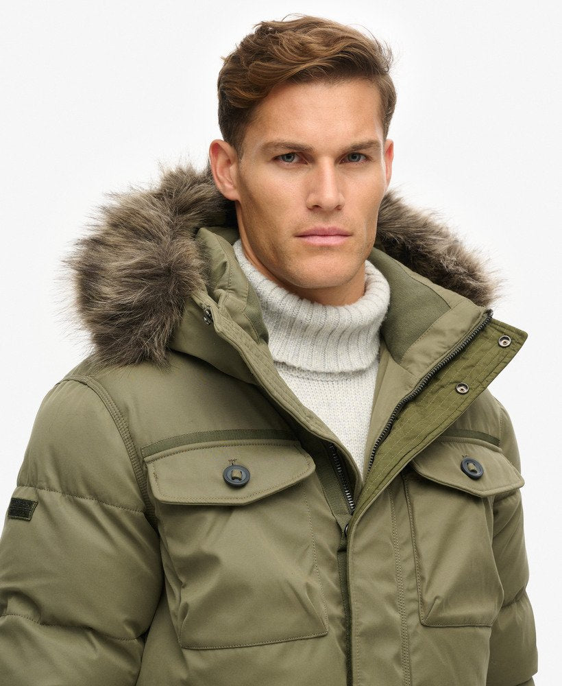 Superdry Chinook Faux Fur Parka Coat (2025)