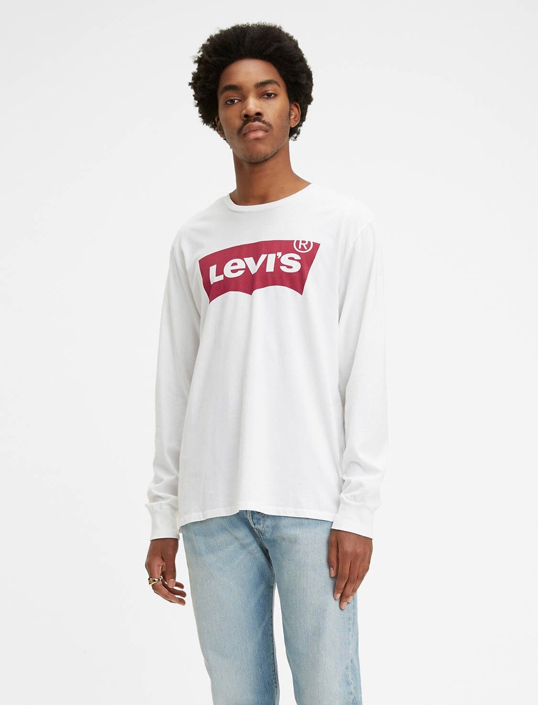 Levi's® Batwing Long Tee White