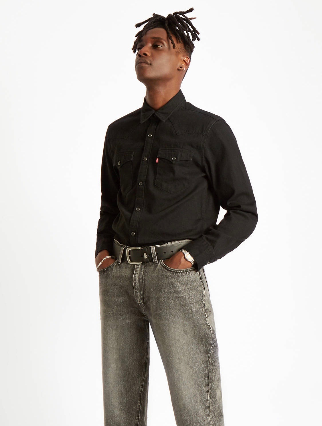 Levi’s western shirt black