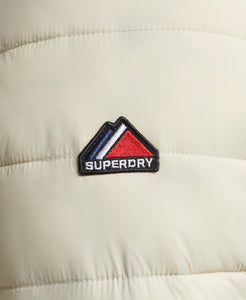 Superdry Hooded Classic Puffer Jacket (Beige)