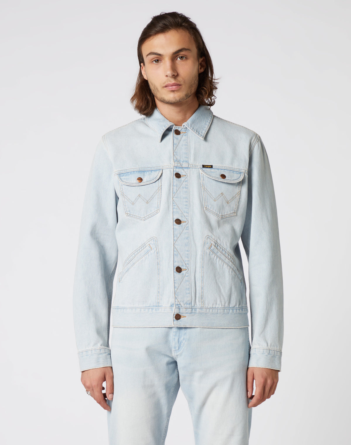 Wrangler Icon Jacket Blue-Rhapsody