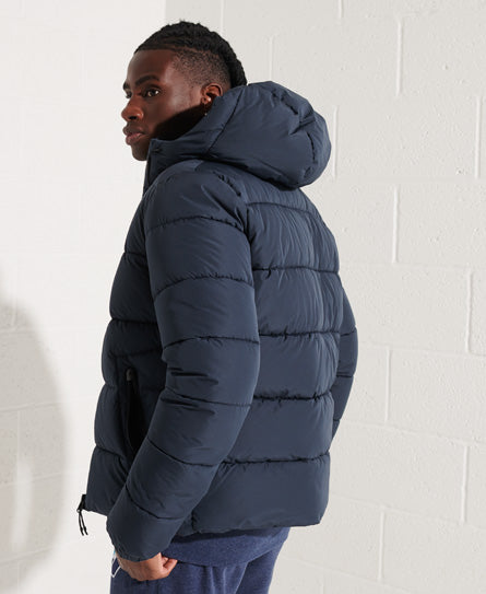 Superdry navy clearance puffer jacket