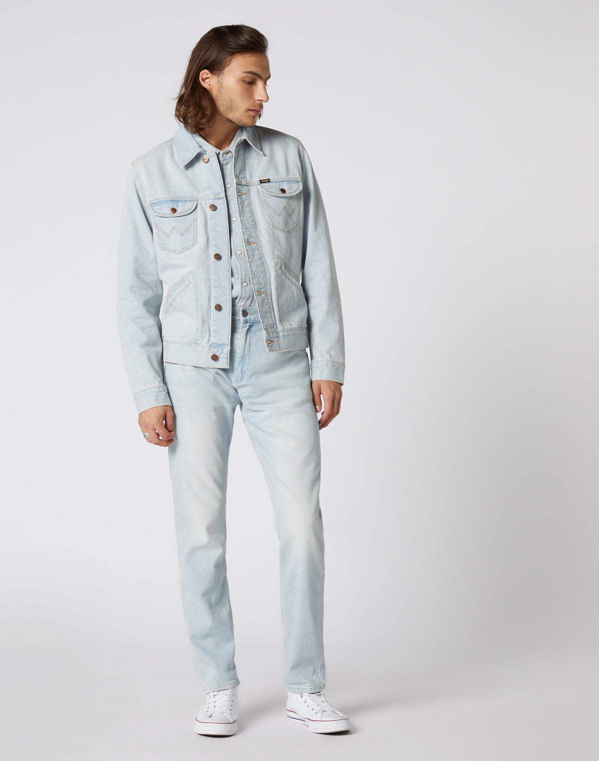 Wrangler Icon Jacket Blue-Rhapsody